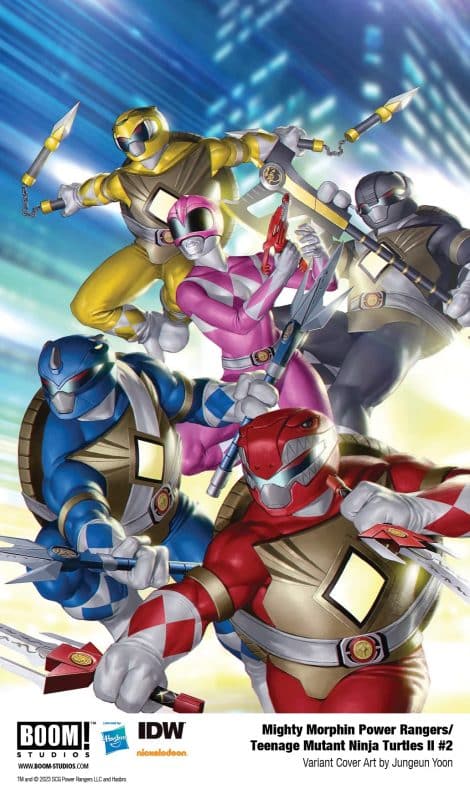 Las Tortugas Ninja y los Power Rangers deben detener una antigua amenaza