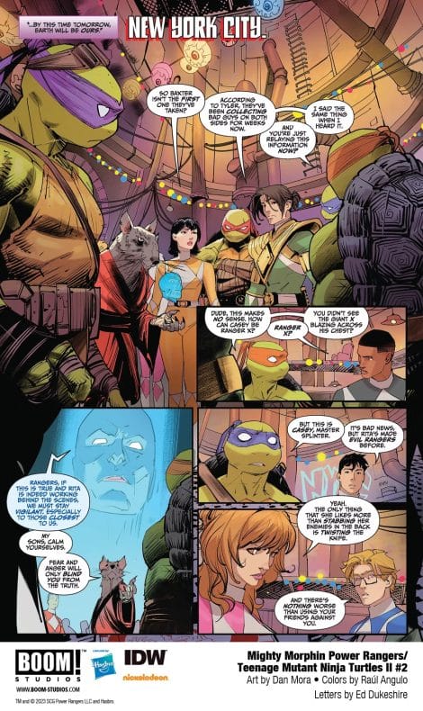 Las Tortugas Ninja y los Power Rangers deben detener una antigua amenaza