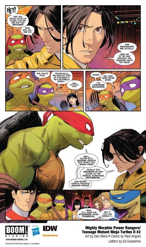 Las Tortugas Ninja y los Power Rangers deben detener una antigua amenaza