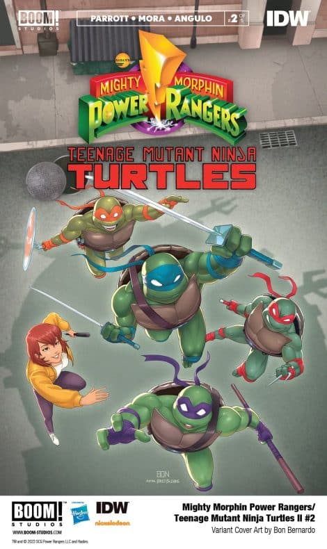 Las Tortugas Ninja y los Power Rangers deben detener una antigua amenaza