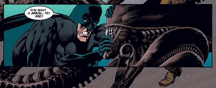 Batman vs Aliens - Alien en el cómic