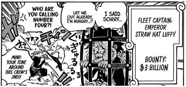 One Piece Luffy jaula