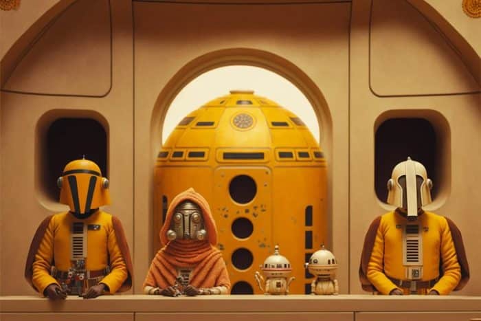 Star Wars - Wes Anderson - Midjourney