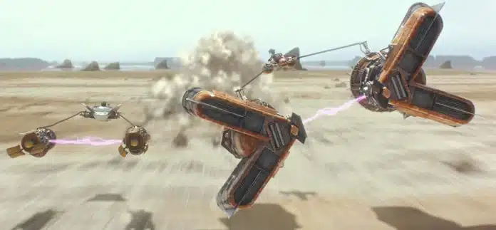 Carreras de vainas 1 Carreras de vainas Star Wars