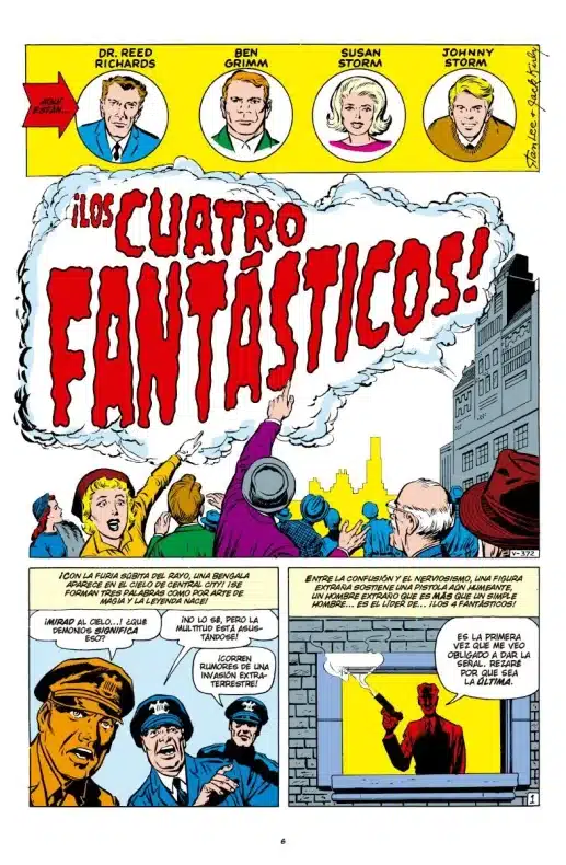 Reseña de Biblioteca Marvel 1. Los Cuatro Fantásticos 1 2 Los Cuatro Fantasticos