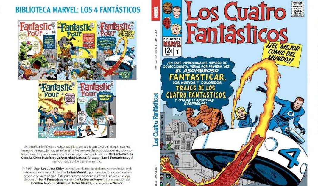 Los Cuatro Fantasticos Portada