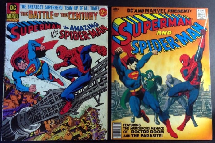 Marvel Treasury Edition, Spiderman, Superman