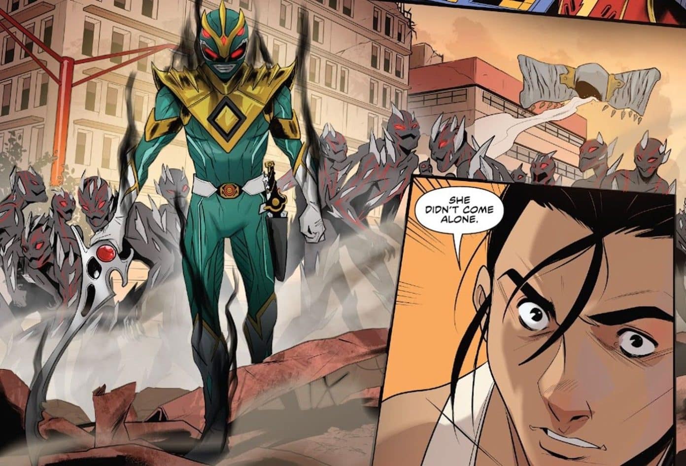 Power Rangers: Una icónica arma de los 90 regresa con el nuevo Ranger verde