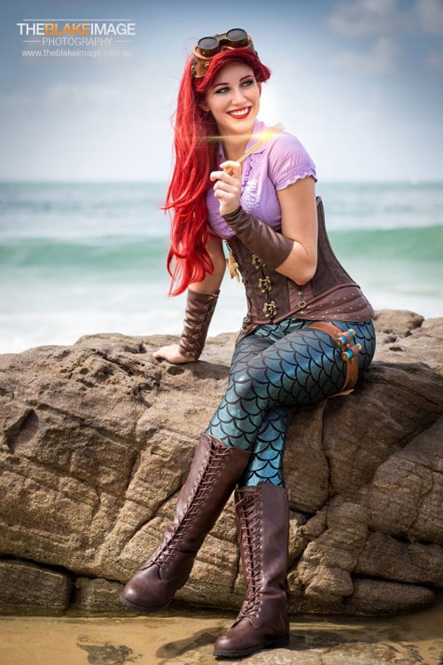 Cosplay de La Sirenita Steampunk