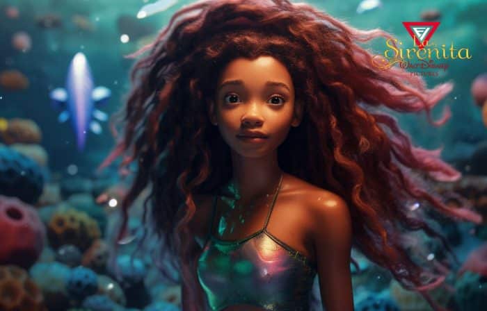 La Sirenita - La Sirenita Negra - La Nueva Sirenita - Misdjourney - The Little Mermaid - Disney