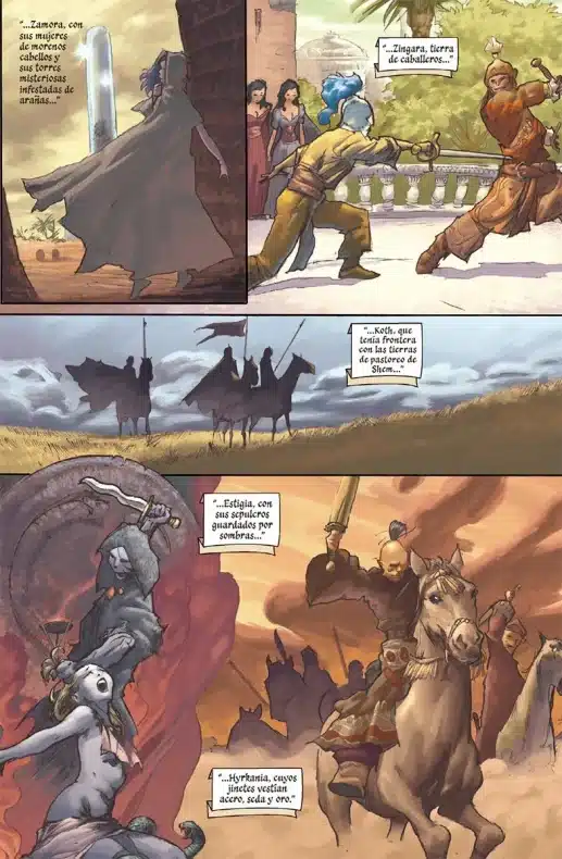 Reseña de Biblioteca Conan. Las crónicas de Conan 1 - Bajó de los cerros sombríos 3 Conan, Panini Comics