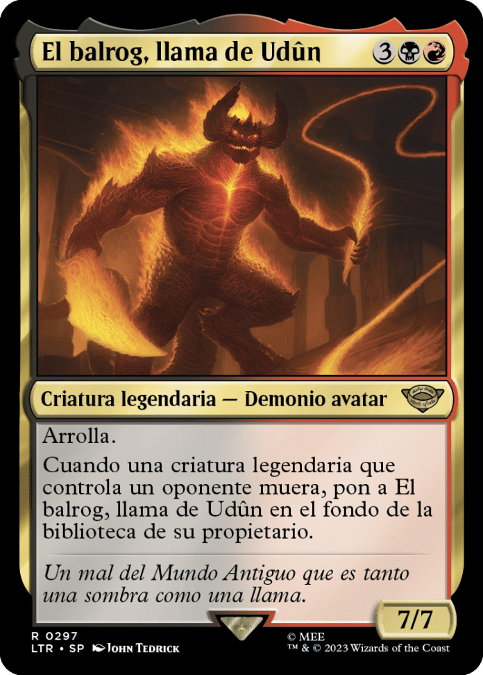 Análisis de Magic: The Gathering El señor de los anillos Relatos de la