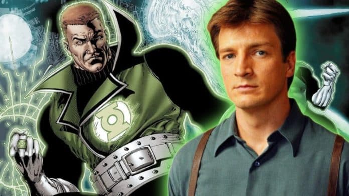 nathan fillion linterna verde superman