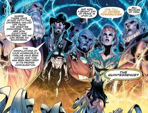 Te contamos todo sobre el Continuo Divino: El mapa cósmico de DC al descubierto 2 Continuo Divino DC, Hipertiempo DC, Multiverso DC, Multiverso Oscuro DC, Omniverso DC