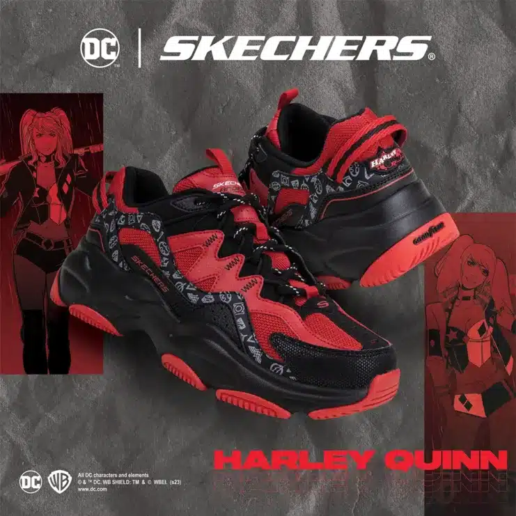 Chaussures de sport DC, designs Batman Superman, édition limitée Justice League, Skechers DC Crossover, baskets super héros