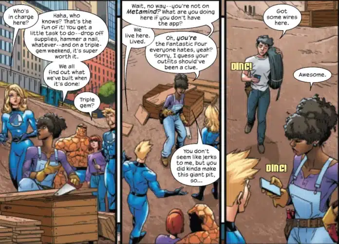 Fantastic Four #14, Inteligencia Artificial en Marvel, Metamind y los 4 Fantásticos, Universo Marvel y Tecnología, Villano Dan Passi