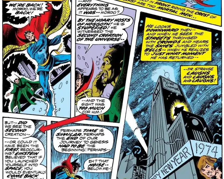 Doctor Strange, Englehart y Brunner, Hoax de Marvel, Marvel Premiere #14, Stan Lee