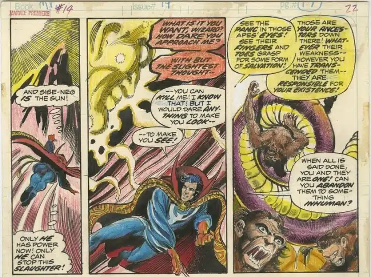 Doctor Strange, Englehart y Brunner, Hoax de Marvel, Marvel Premiere #14, Stan Lee