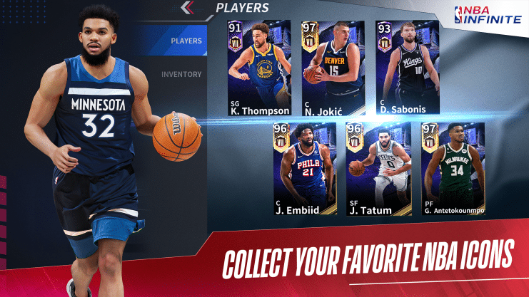 google play, Karl Anthony Towns, nba, nba infinite