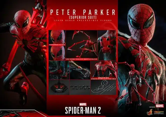 Hot Toys, Spider-Man 2 Marvel, Superior Spider-Man, videojuego