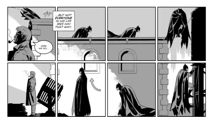 Batman desaparición explicada, Batman y Comisionado Gordon, Batman: The Brave and the Bold #9, Técnicas de sigilo de Batman