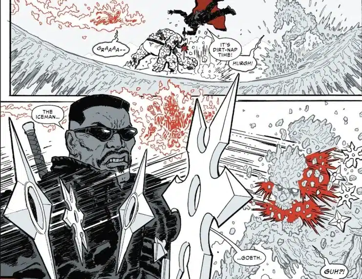 Blade Vengador, complejo de monstruosidad, comunidad heroica, Marvel Zombies, redención de Blade