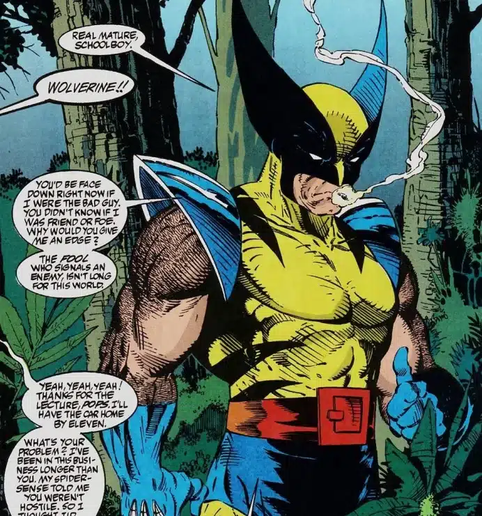 cambio de traje, Jim Lee, traje clásico, Wolverine, X-Men