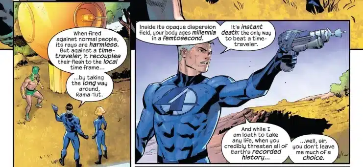 Fantastic Four #17, recopilador temporal, Reed Richards, viajero temporal