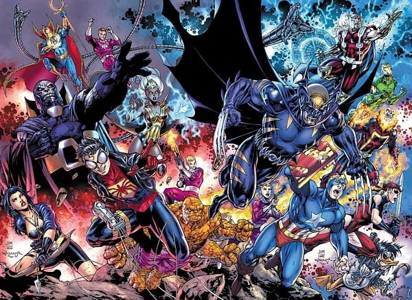 Jim Lee publica sus nuevas portadas de DC contra Marvel