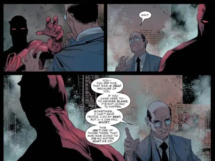 Batman y Joker, consecuencias de la justicia letal, Daredevil moralidad, superhéroes código ético