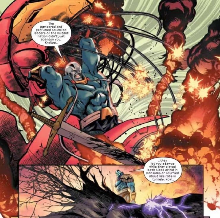 Un viejo villano de los X-Men desata su verdadero poder dejando en ridículo a los demás mutantes