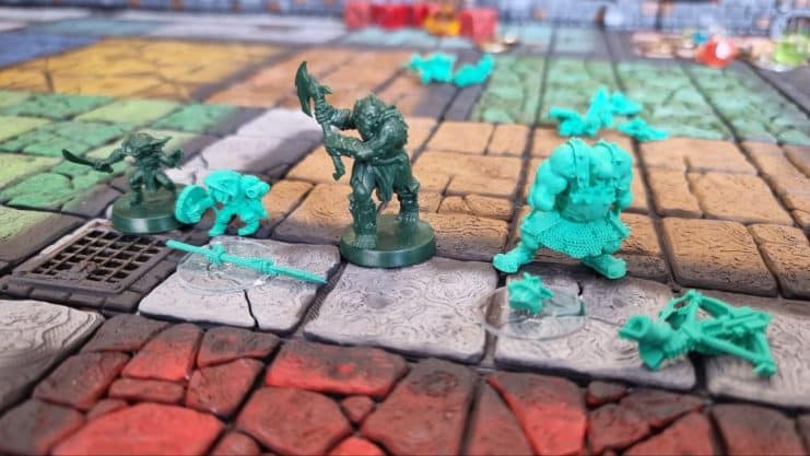 TseuQuest vs Heroquest: miniaturas