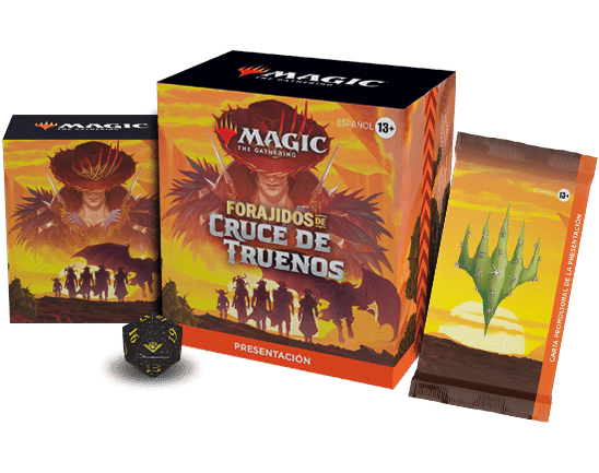 Forajidos en Cruce de Truenos ya ha vivido su primer fin de semana de presentaciones y se han podido ver varios de los elementos que protagonizan esta nueva edición de Magic: The Gathering. La primera incursión de Wizards of the Coast al salvaje oeste ha resultado todo un éxito entre l@s jugadores y jugadoras. Hemos abierto sobres, un mazo de commander y una cajita de presentación.