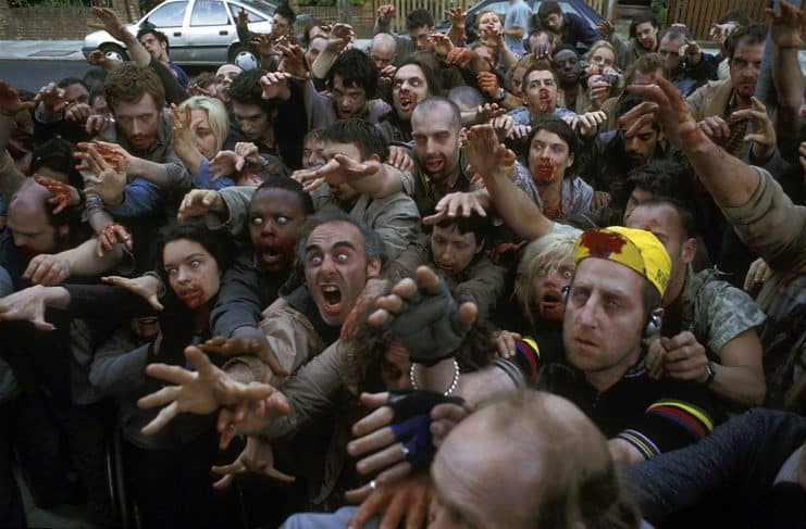 Un vistazo al curioso origen de Zombies Party a partir de la serie de Edgar Wright, Spaced