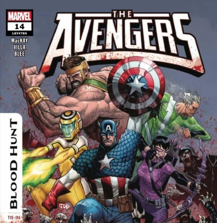 Avengers Blood Hunt, Hercules Marvel, Hercules costume vampires, nouvelle équipe Avengers, Avengers