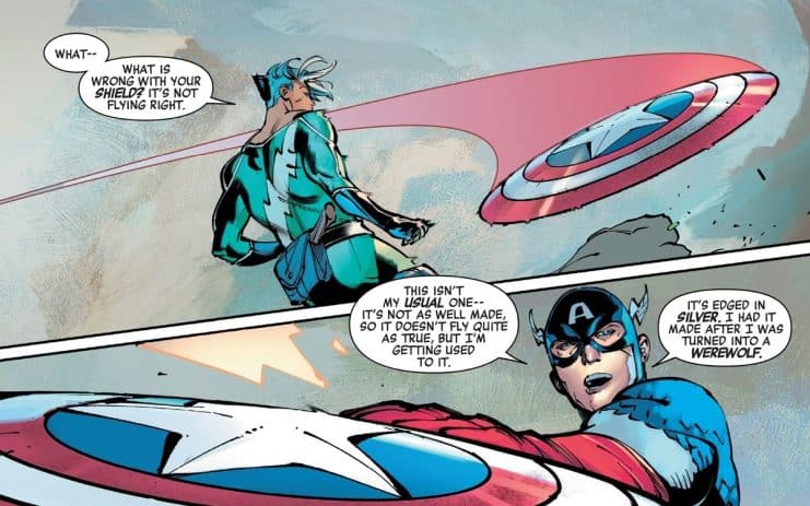 El Capitán América estrena un nuevo escudo en Avengers #14
