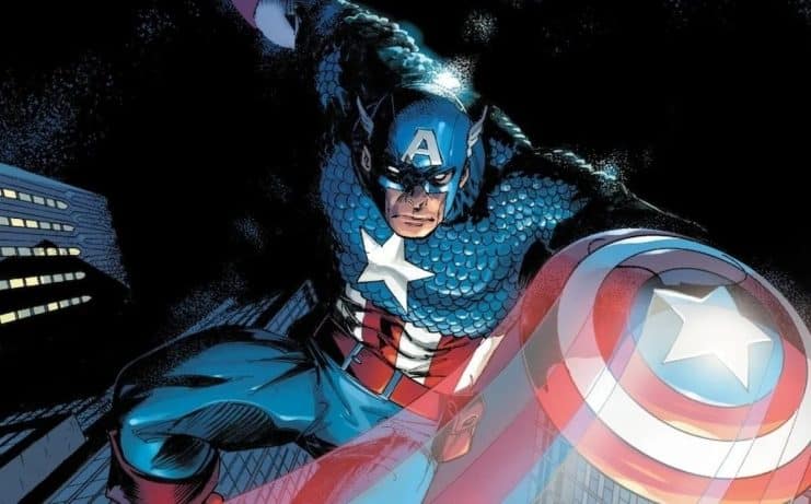 Avengers 14 Blood Hunt, Capitán América, Captain America nuevo escudo, Steve Rogers plata, Vengadores reserva