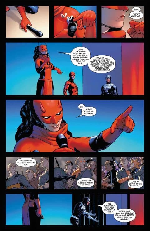 Daredevil le gana la batalla a Batman por el miedo entre los criminales