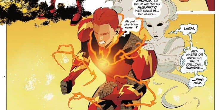 cambio traje Flash, Flash, Flash Annual 2024, Flash dioses DC, Flash nuevo traje, Wally West SpectraVerse