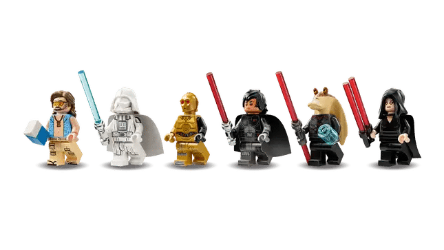 Dark Falcon set, Darth Jar Jar, LEGO Star Wars, minifiguras LEGO, Star Wars Rebuild the Galaxy