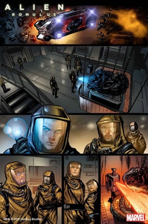 El cómic precuela de Alien: Romulus revela lo ocurrido en la estación espacial Renaissance