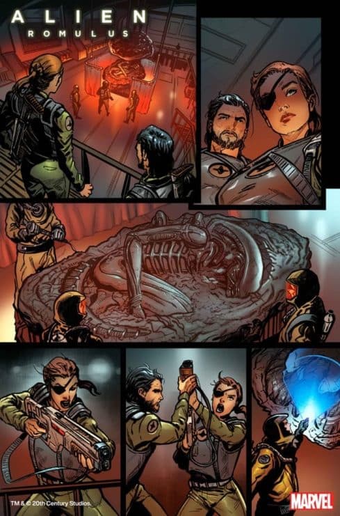 El cómic precuela de Alien: Romulus revela lo ocurrido en la estación espacial Renaissance
