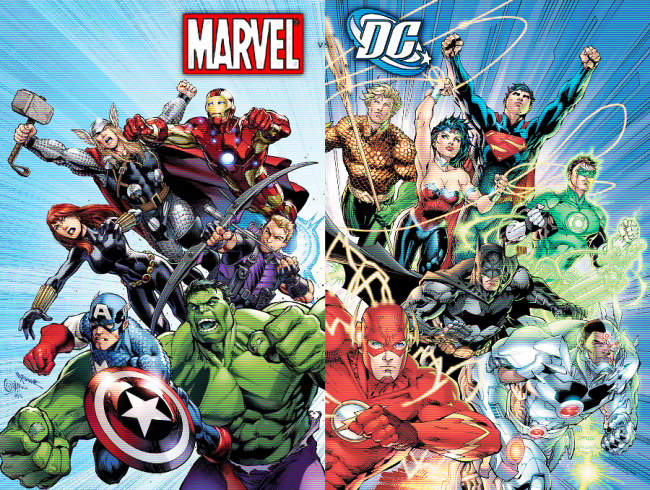 Marvel y DC pierden la exclusividad del término superhéroe 2 cancelación de marca de superhéroes, crossovers de superhéroes, derechos de superhéroes, Marvel DC colaboración