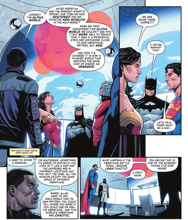 El Universo Absoluto en DC All In Special #1 trae respuestas del pasado