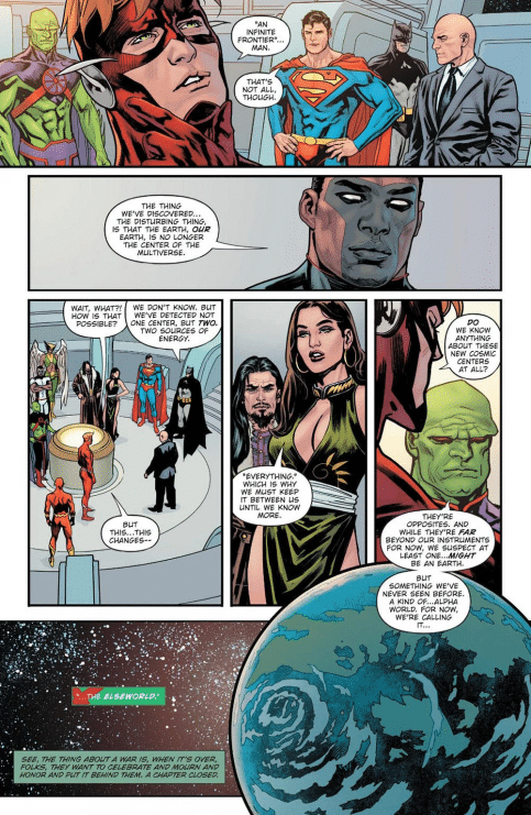 El Universo Absoluto en DC All In Special #1 trae respuestas del pasado