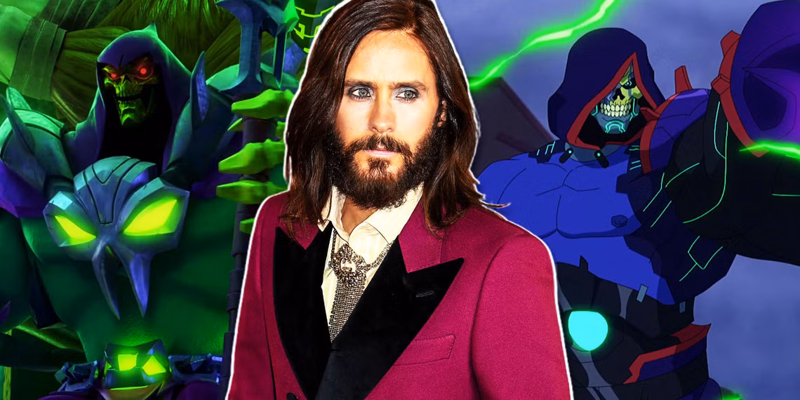 He-Man Skeletor live-action, Jared Leto Skeletor, Masters of the Universe película, Travis Knight dirección