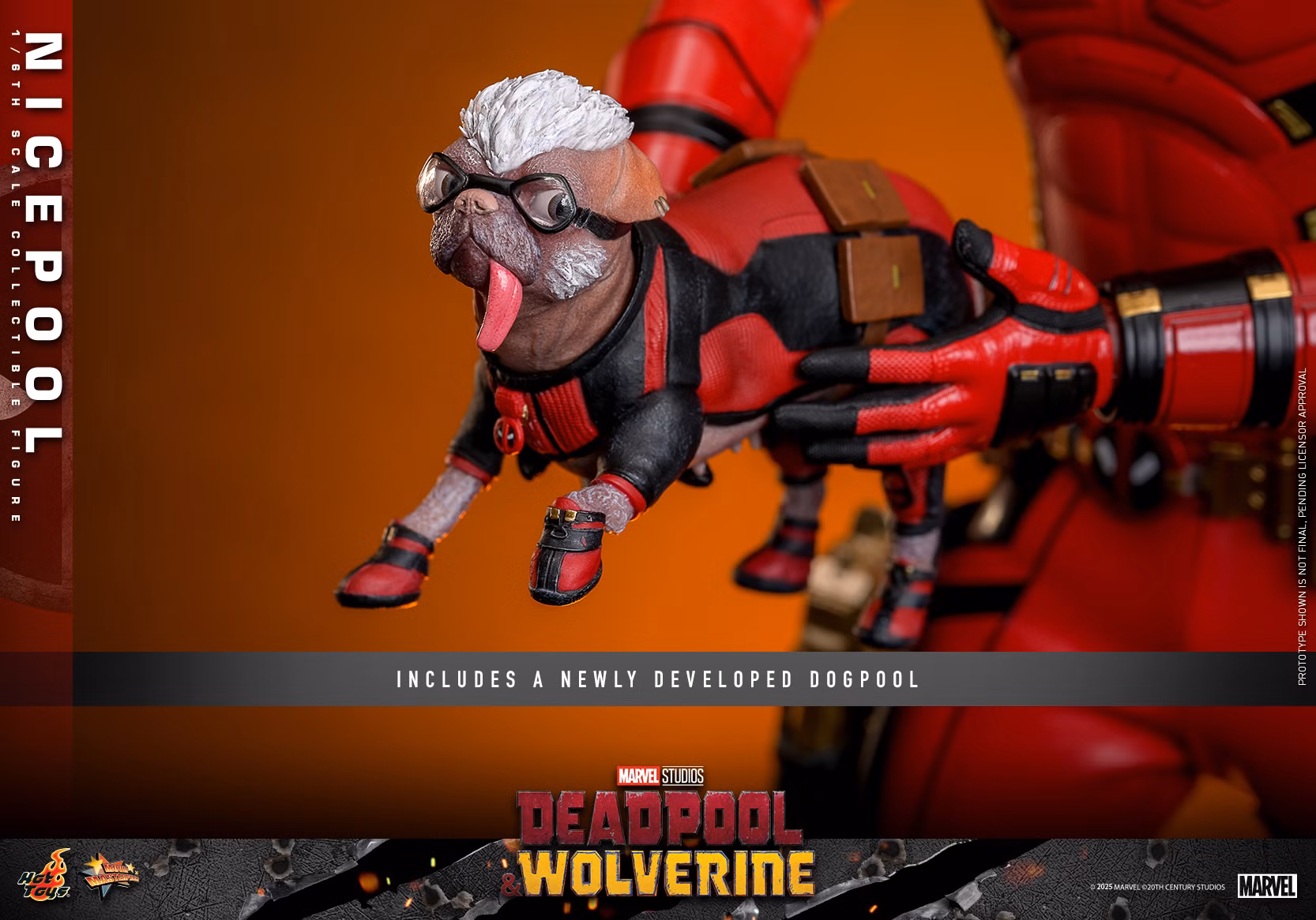 Nicepool llega para conquistar a los fans de Deadpool y Wolverine de la mano de Hot Toys 3 Deadpool & Wolverine figura coleccionable, Dogpool accesorio Marvel, Nicepool Hot Toys, Precompra Nicepool 1/6, Ryan Reynolds Nicepool