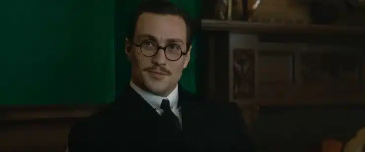 Las caras de Aaron Taylor-Johnson relacionadas con el cine y la televisión de cómic 4 Aaron Taylor-Johnson, Archie Reid, Finch, Friedrich Harding, Jamie, Kick Ass, Kraven, Quicksilver