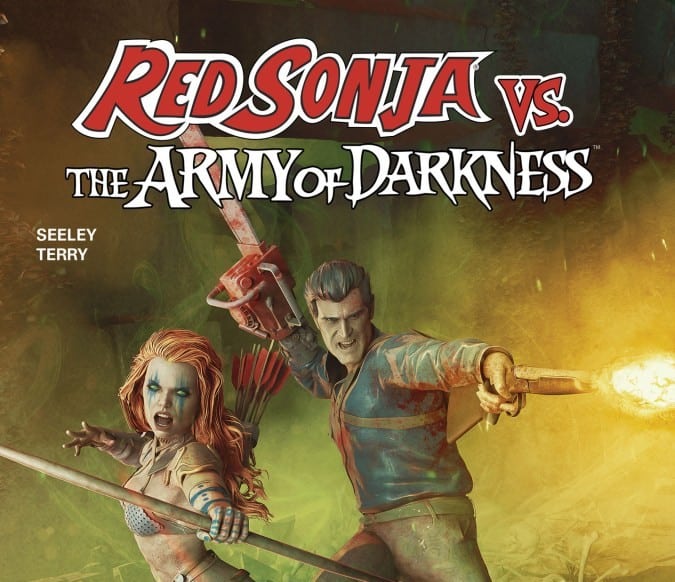 Army of Darkness, Ash J. Williams, crossover cómic, Red Sonja