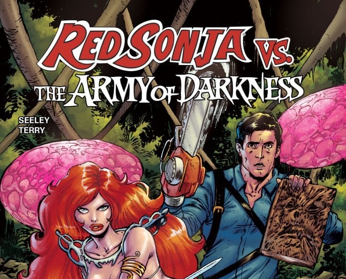 Army of Darkness, Ash J. Williams, crossover cómic, Red Sonja